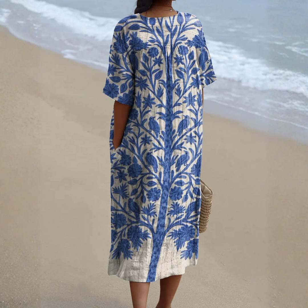 VESTIDO FLORAL VINTAGE