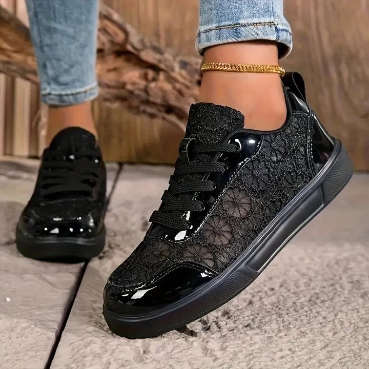 Floral Lace™ | Zapatillas de Encaje Floral