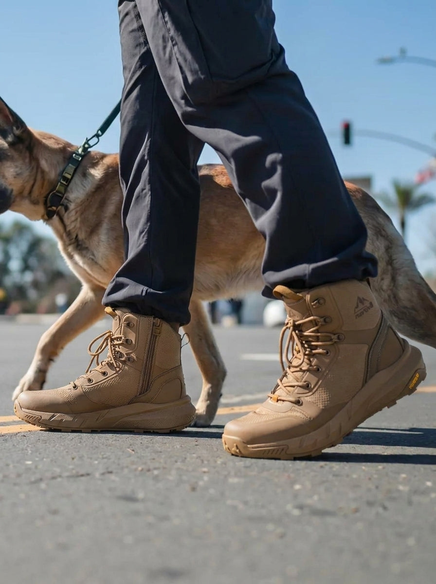 Construcks™ | Bota táctica con cremallera para trabajo