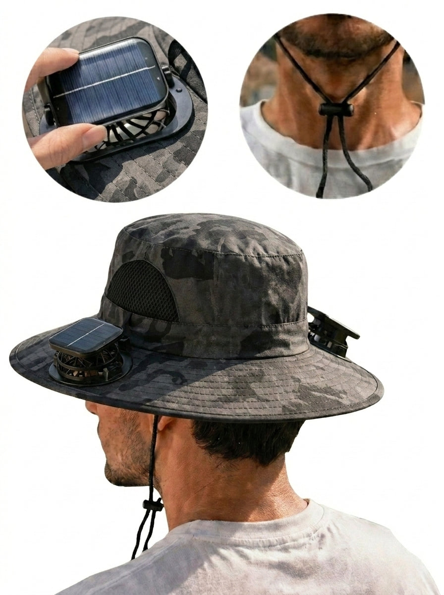 Solar Cool™ | El sombrero con ventilador solar que te mantiene fresco