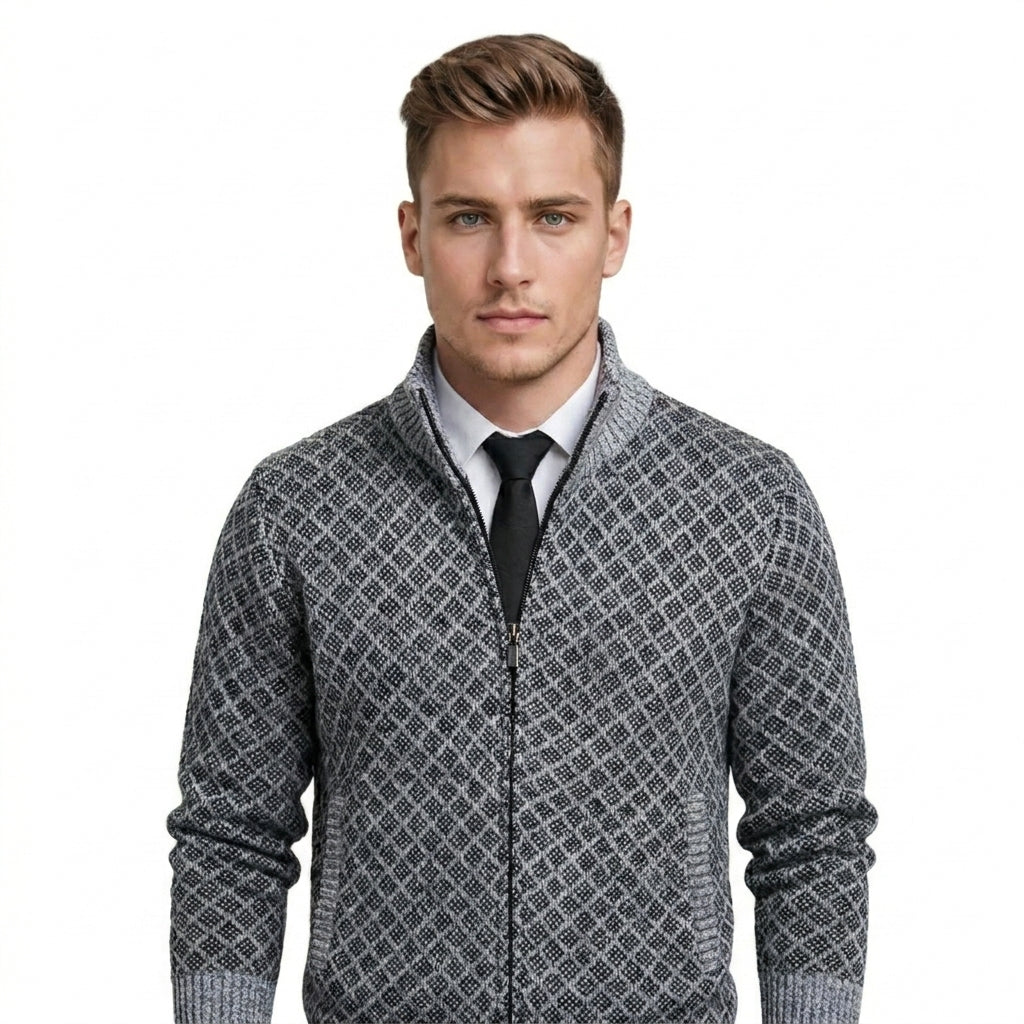 Oliver Luxury™ | Cárdigan Tejido de Lujo