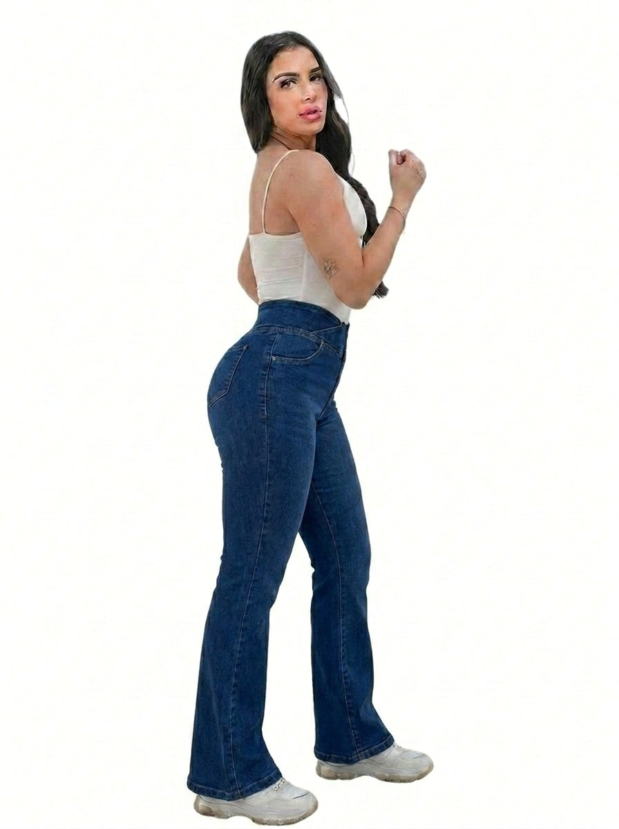 Campanas V™ | Los jeans cruzados de tiro alto