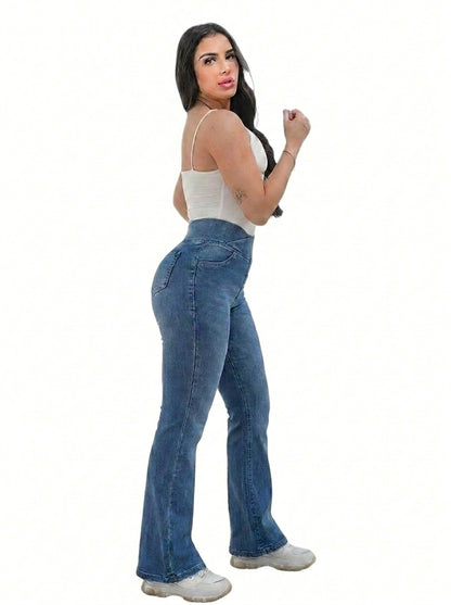 Campanas V™ | Los jeans cruzados de tiro alto