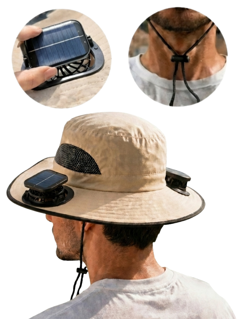 Solar Cool™ | El sombrero con ventilador solar que te mantiene fresco