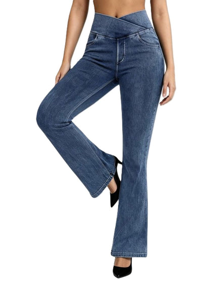 Campanas V™ | Los jeans cruzados de tiro alto
