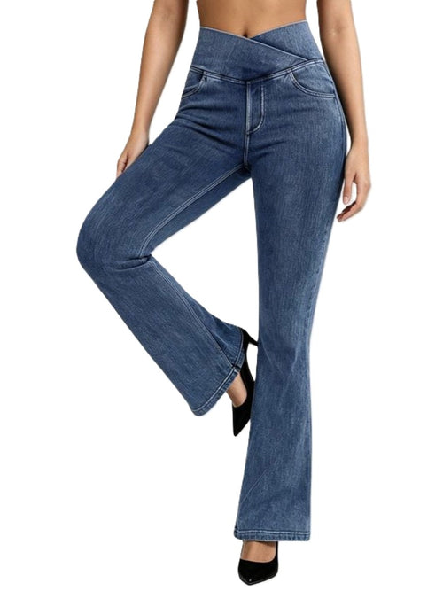 Campanas V™ | Los jeans cruzados de tiro alto