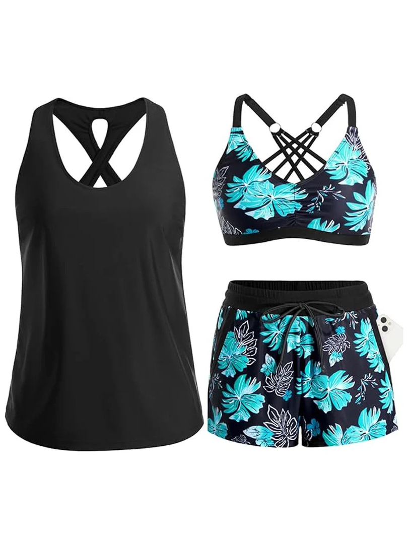Tropic Set™ | Bikini + Cover-Up de 3 Piezas