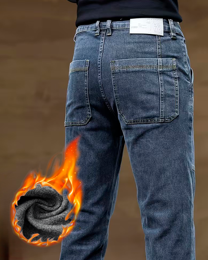 VAQUEROS RECTOS ELÁSTICOS PARA HOMBRE