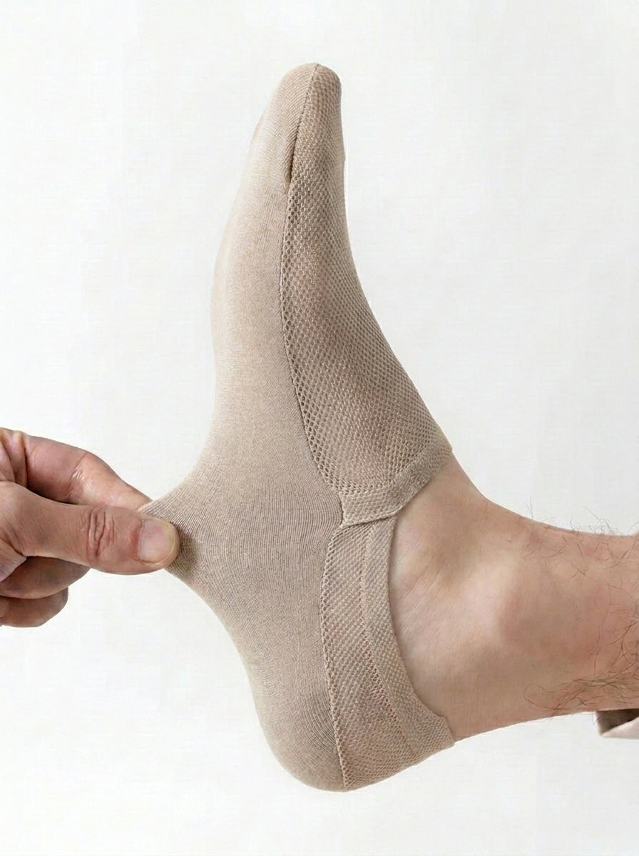 Sin Rastro™ | Calcetines invisibles de algodón antideslizantes