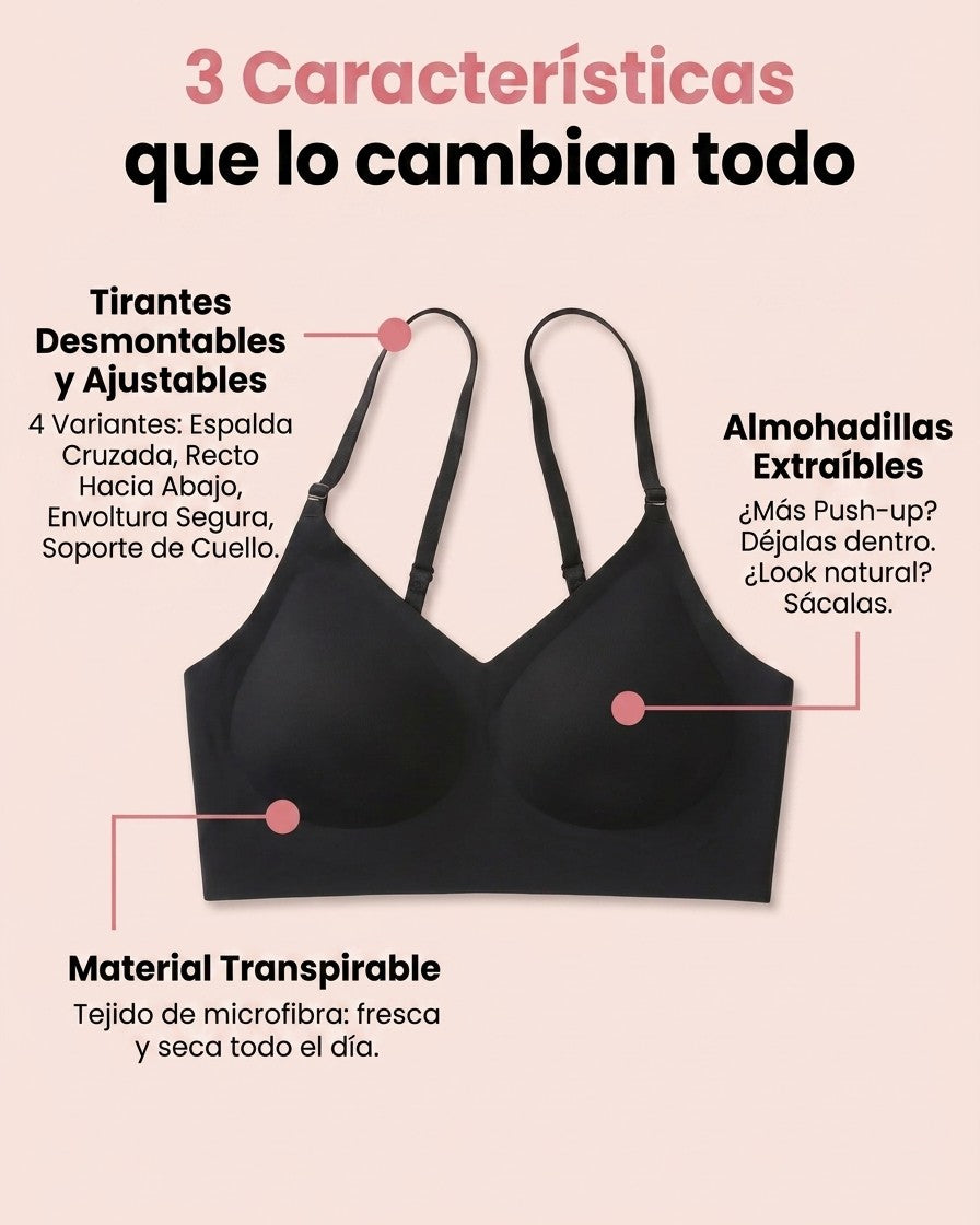 4-Way™ | Sujetador Invisible con 4 Formas de Uso