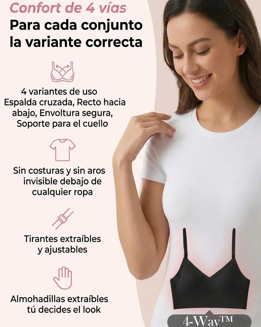 4-Way™ | Sujetador Invisible con 4 Formas de Uso
