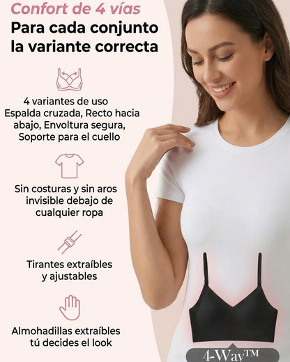 4-Way™ | Sujetador Invisible con 4 Formas de Uso