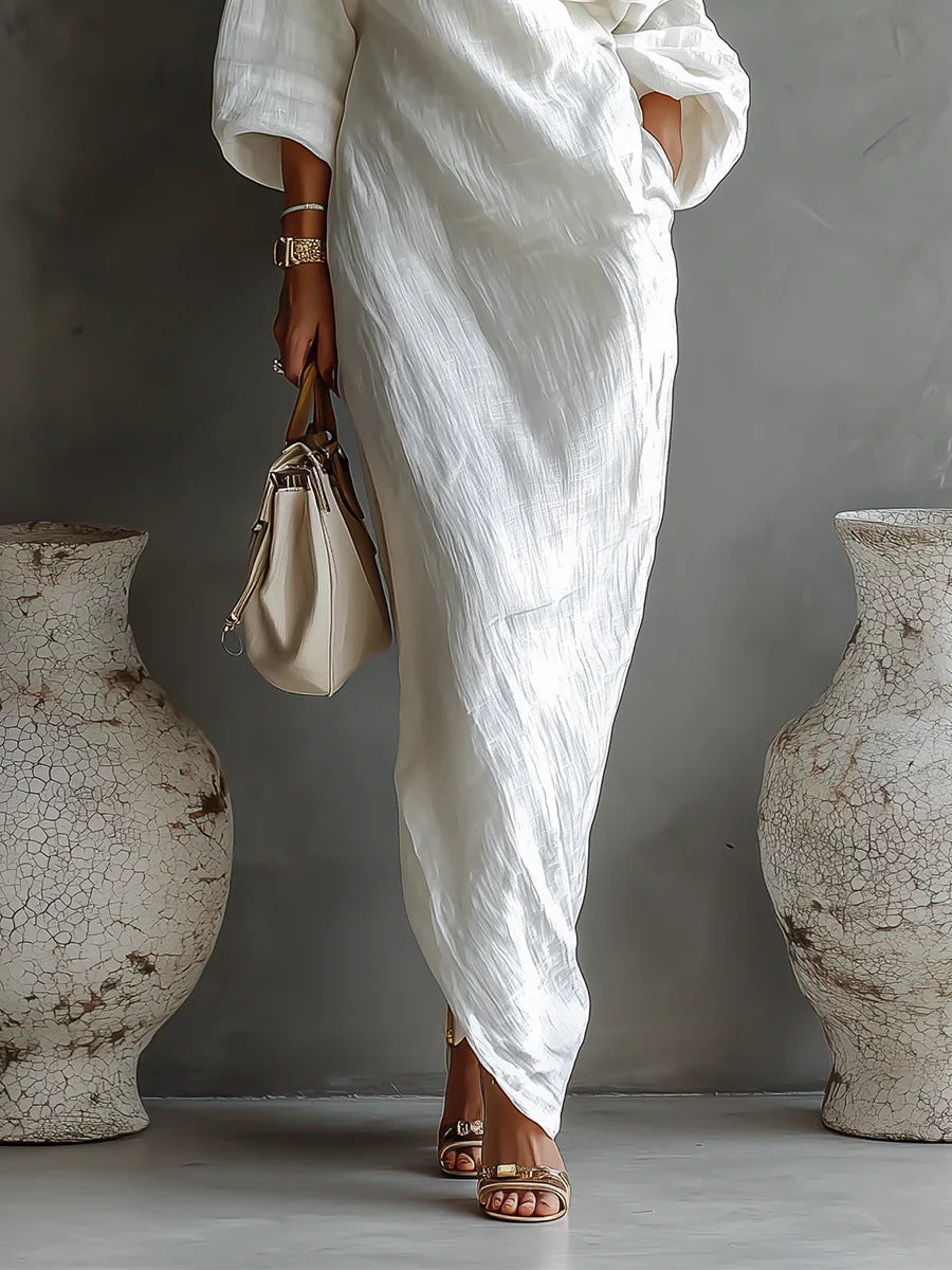 Elise™ | El vestido asimétrico que define tu elegancia