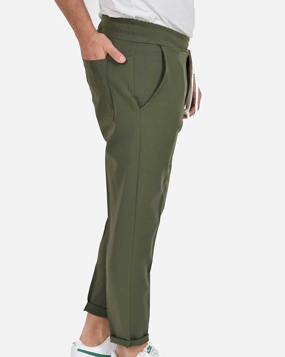 Pantalones con cordón™ | El pantalón fluido con cintura ajustable a ti