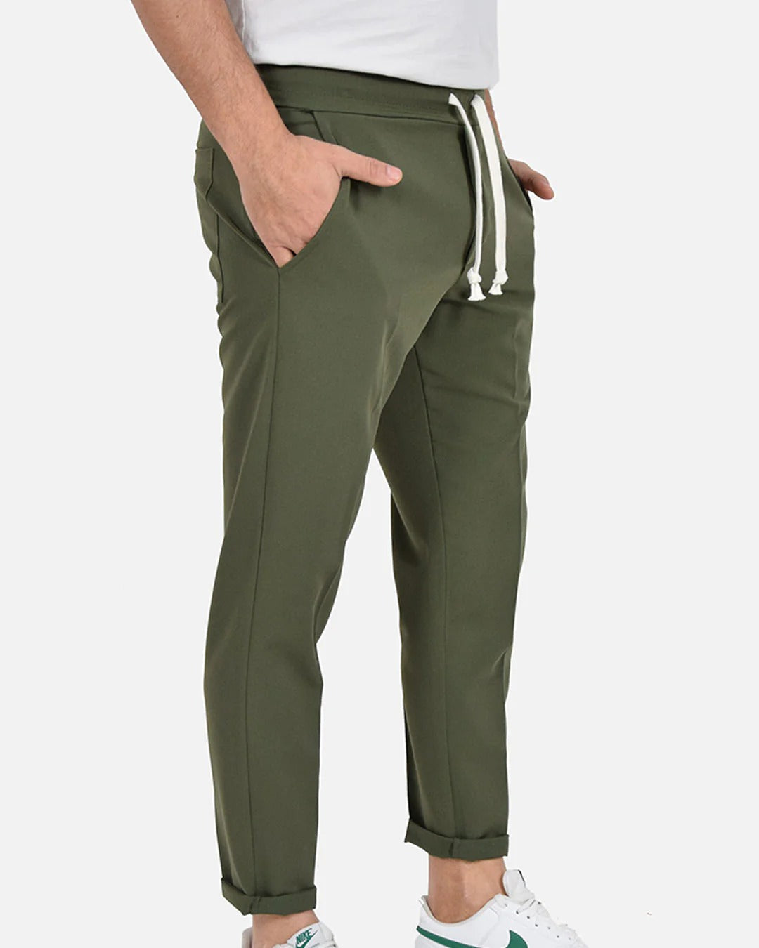 Pantalones con cordón™ | El pantalón fluido con cintura ajustable a ti