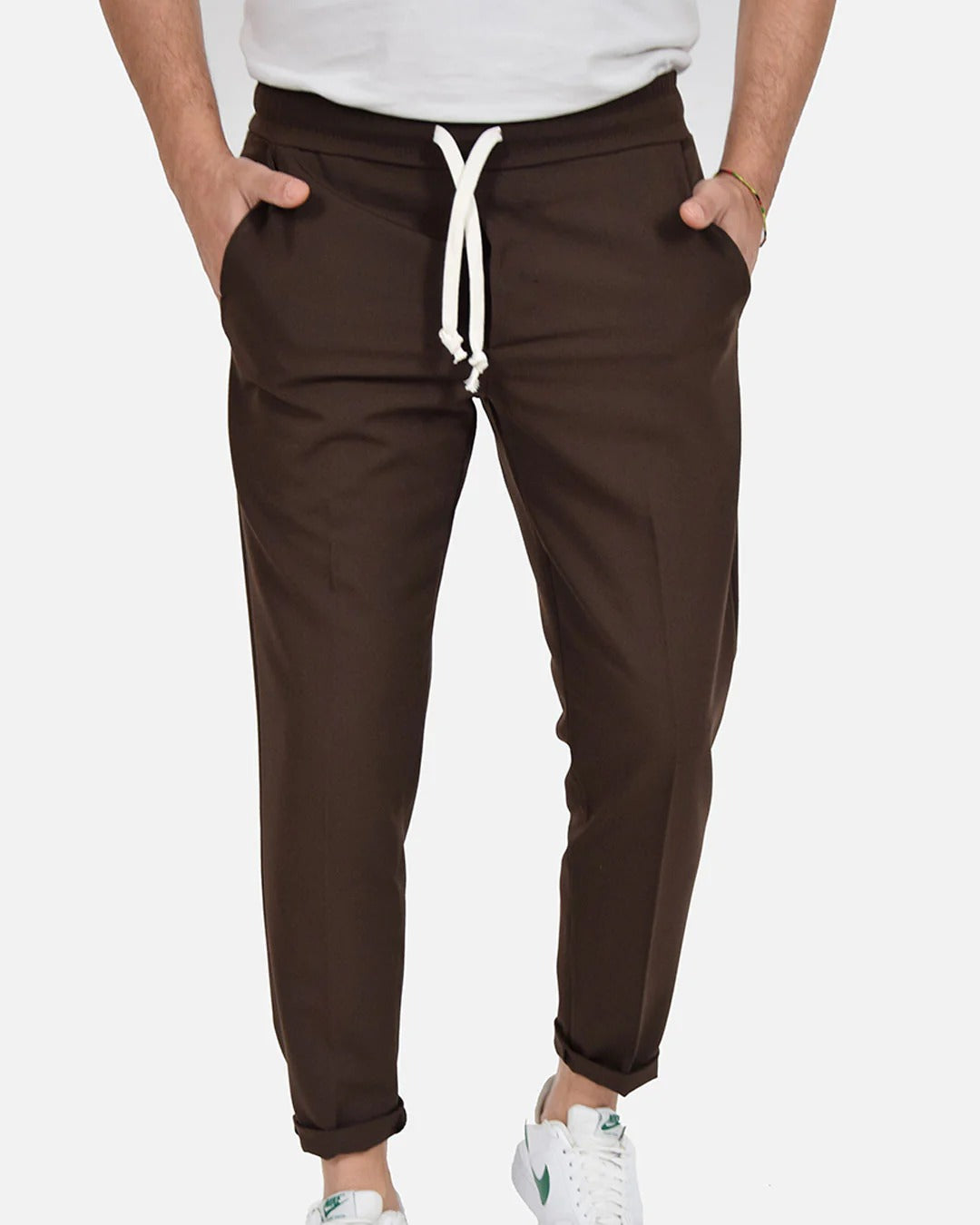Pantalones con cordón™ | El pantalón fluido con cintura ajustable a ti