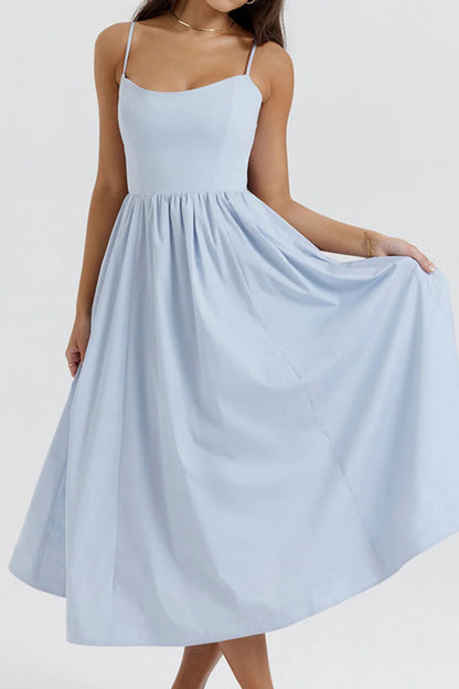Estelle Sun™ | Vestido con Corsé y Tirantes Ajustables