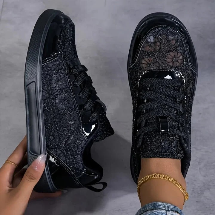 Floral Lace™ | Zapatillas de Encaje Floral