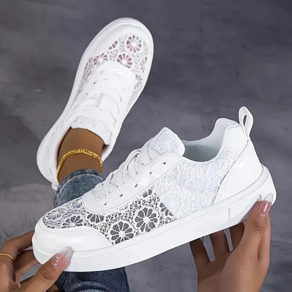 Floral Lace™ | Zapatillas de Encaje Floral