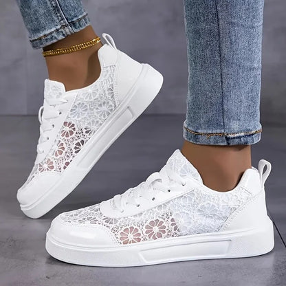 Floral Lace™ | Zapatillas de Encaje Floral