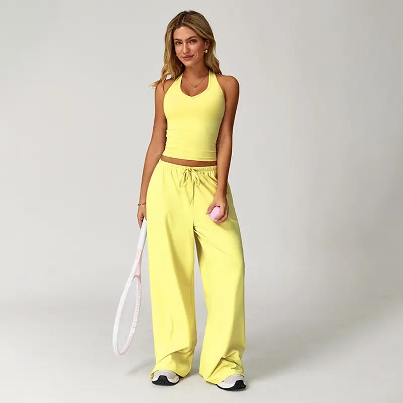 Luma Flow™| Conjunto Top + Palazzo Deportivo