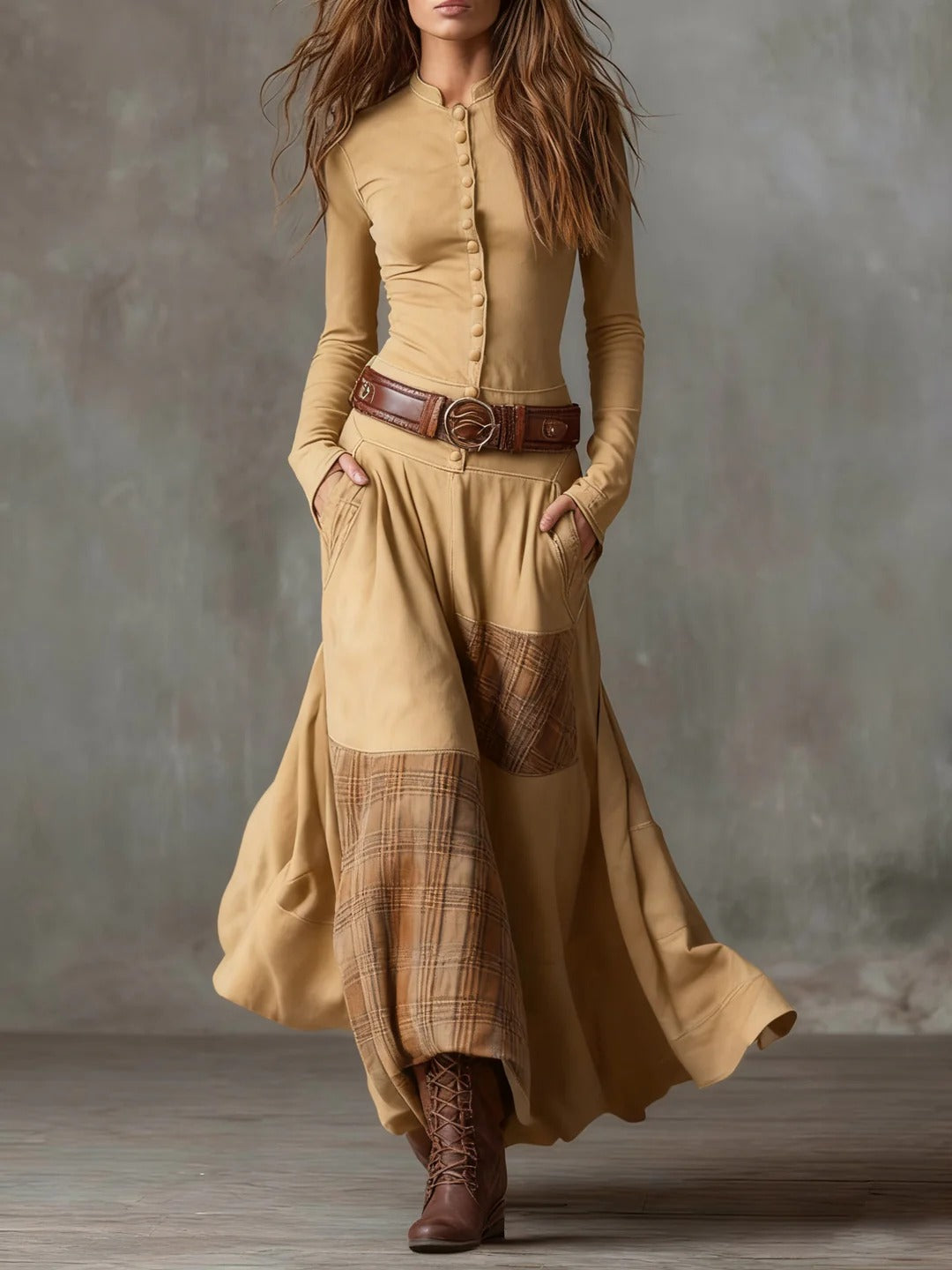 Solène™ | Vestido Elegante Vintage