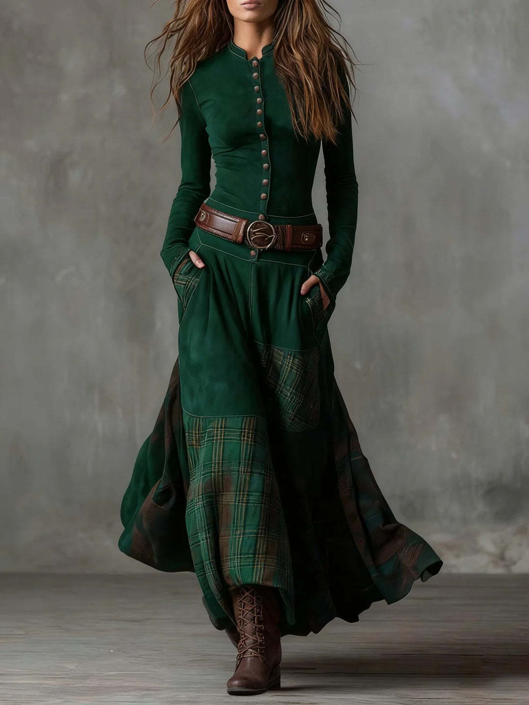 Solène™ | Vestido Elegante Vintage
