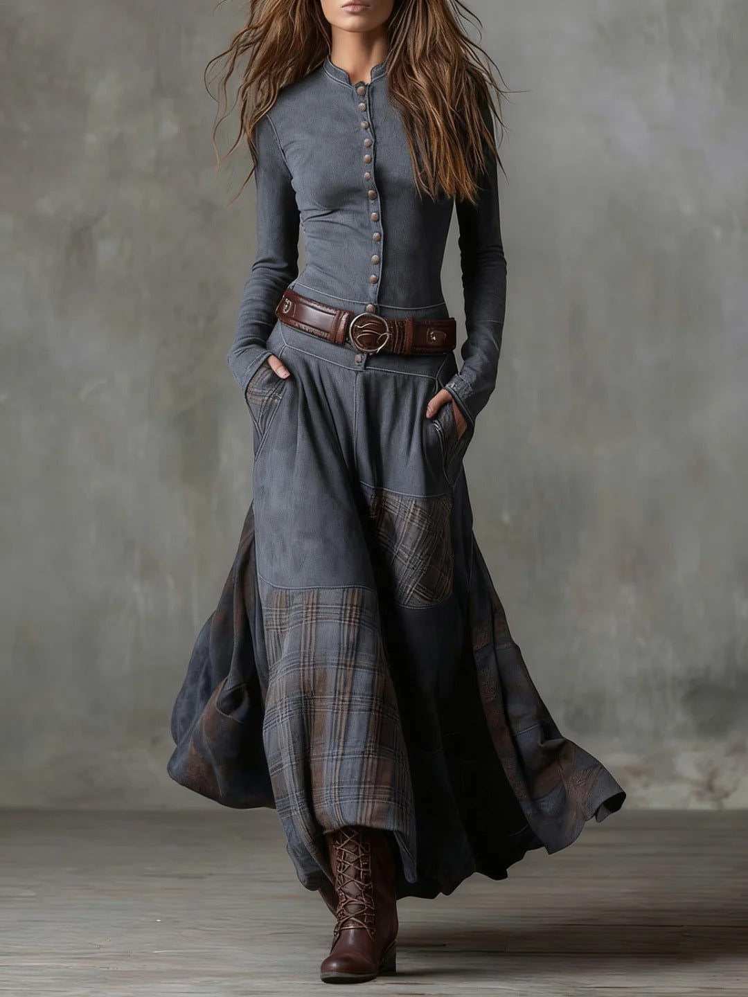 Solène™ | Vestido Elegante Vintage