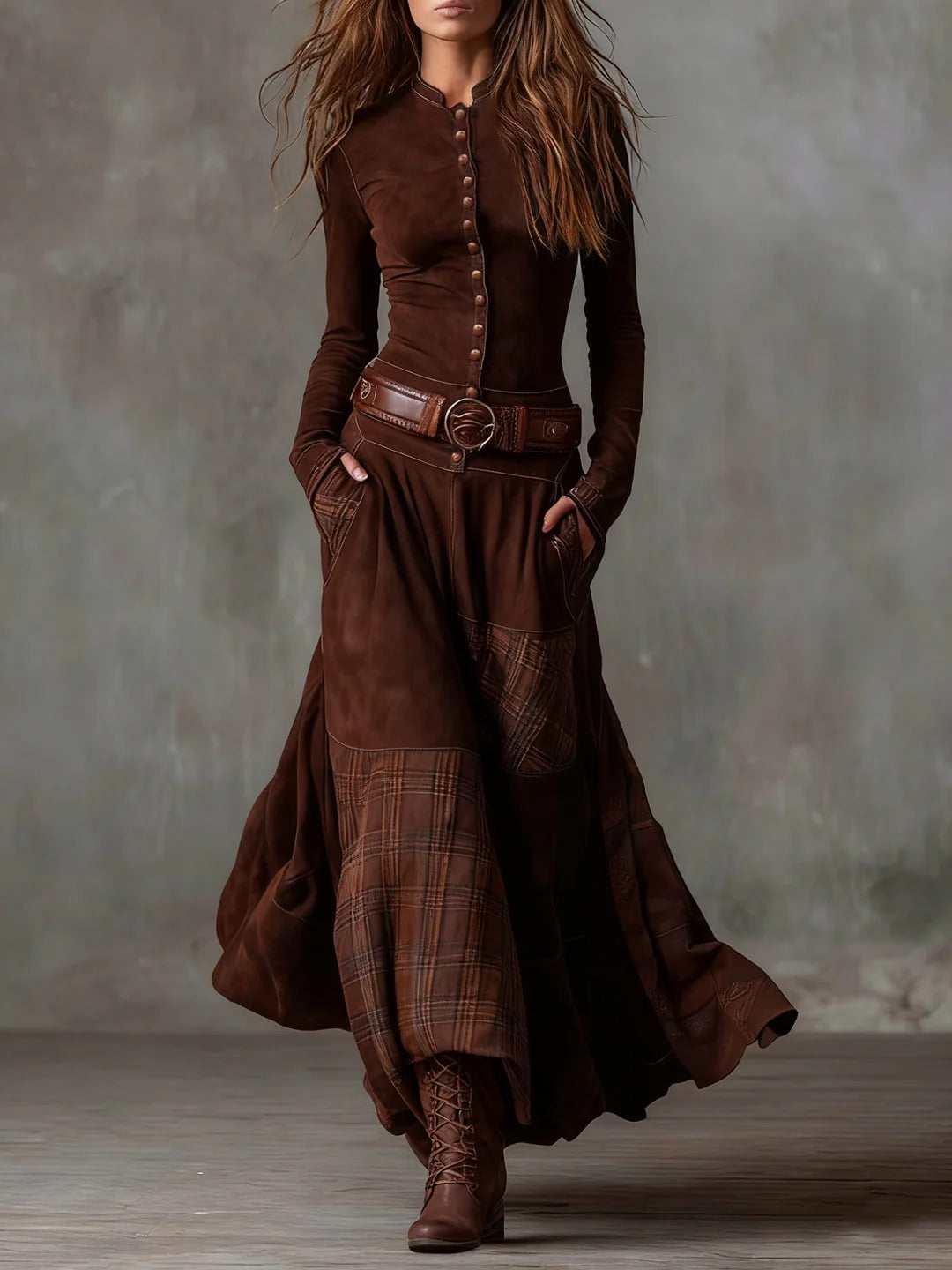Solène™ | Vestido Elegante Vintage