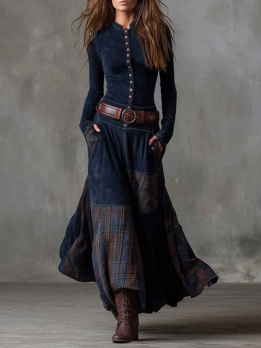 Solène™ | Vestido Elegante Vintage