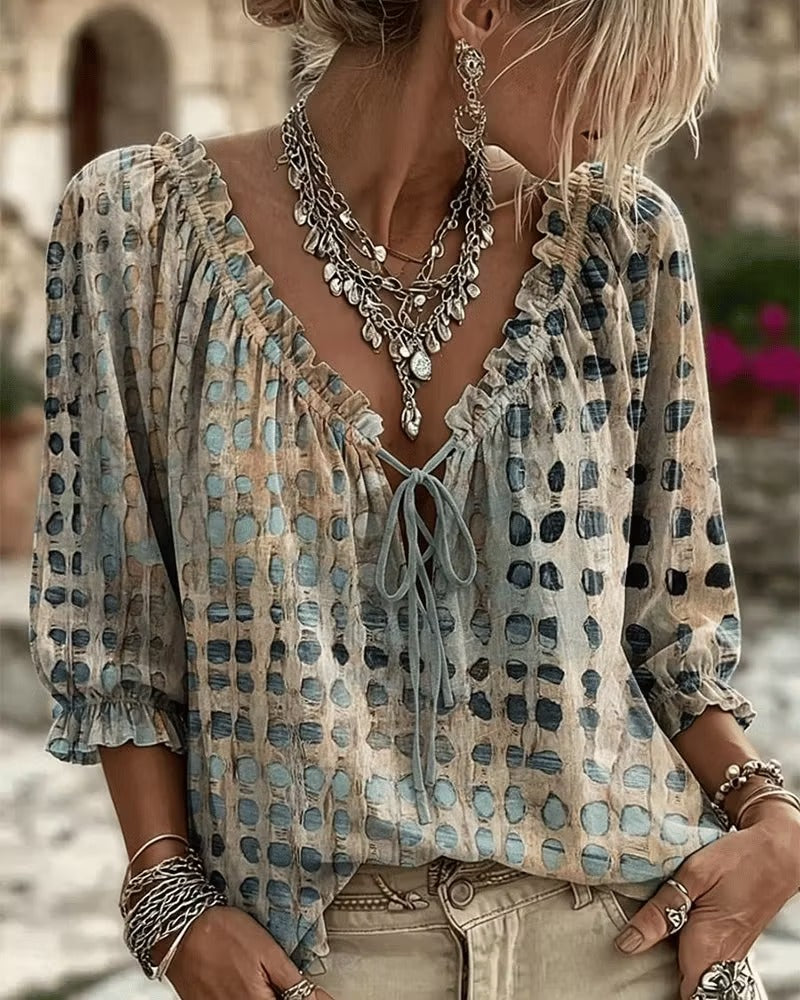 Bohemia Chic™ | Blusa manga 3/4 de Verano