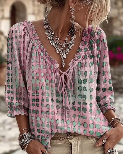 Bohemia Chic™ | Blusa manga 3/4 de Verano