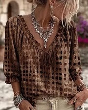 Bohemia Chic™ | Blusa manga 3/4 de Verano