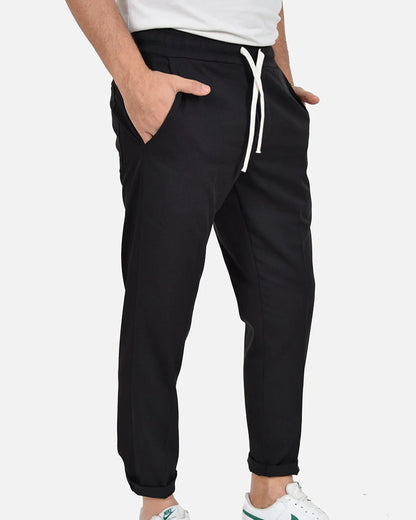 Pantalones con cordón™ | El pantalón fluido con cintura ajustable a ti