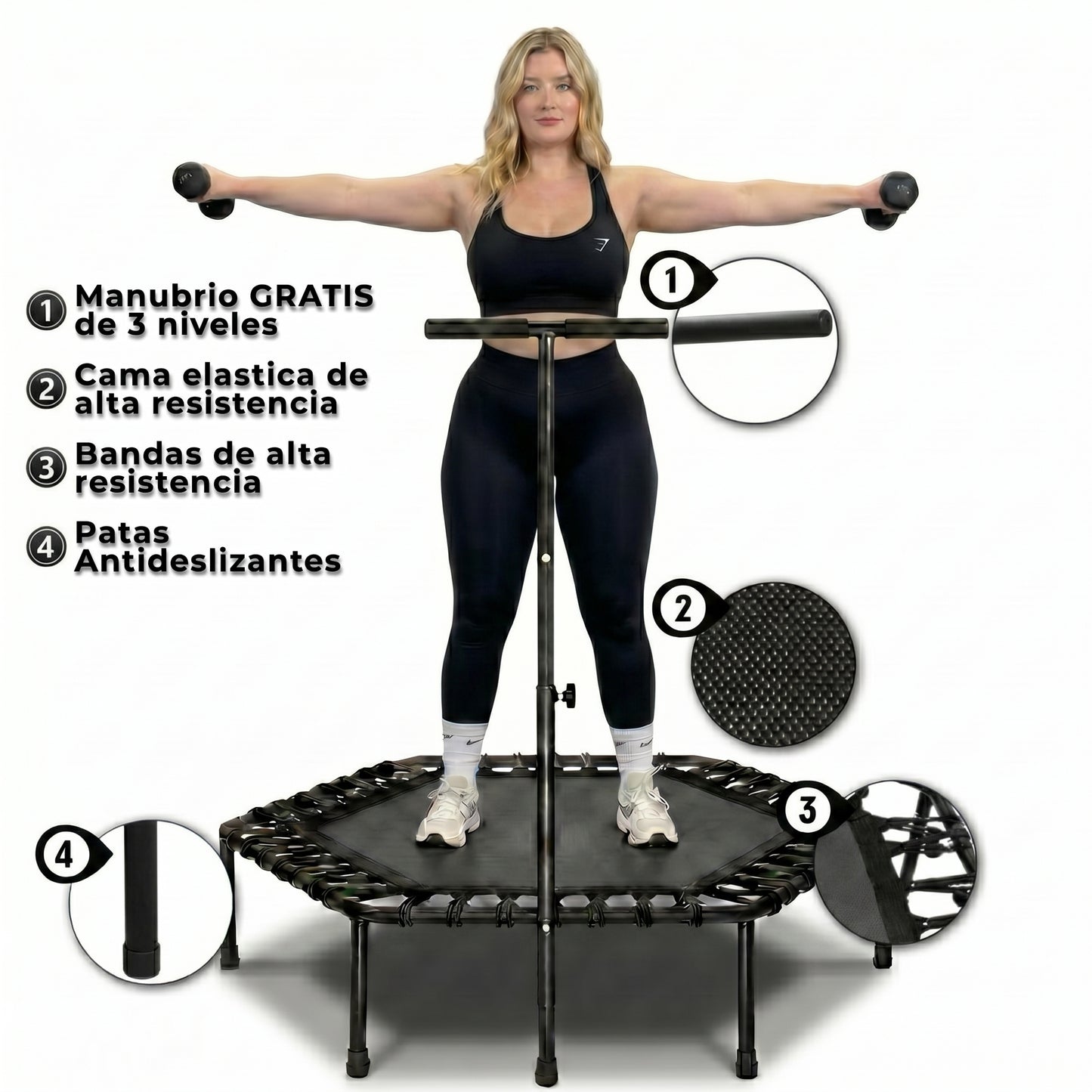 Trampolin Fitness | Entrena en casa