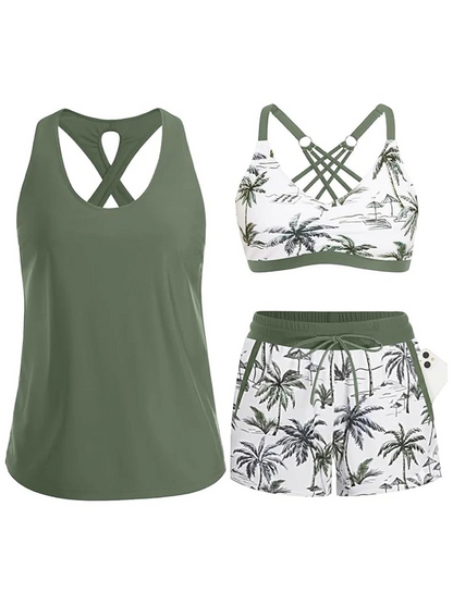 Tropic Set™ | Bikini + Cover-Up de 3 Piezas