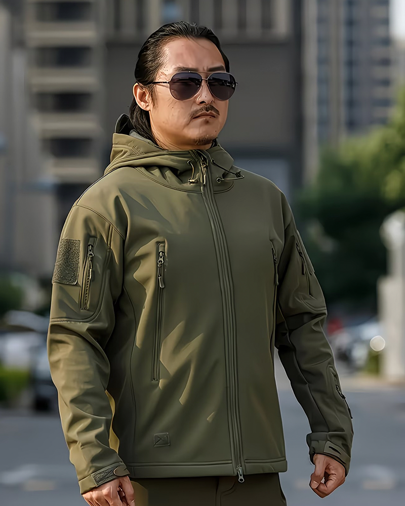 CHAQUETA TÁCTICA IMPERMEABLE
